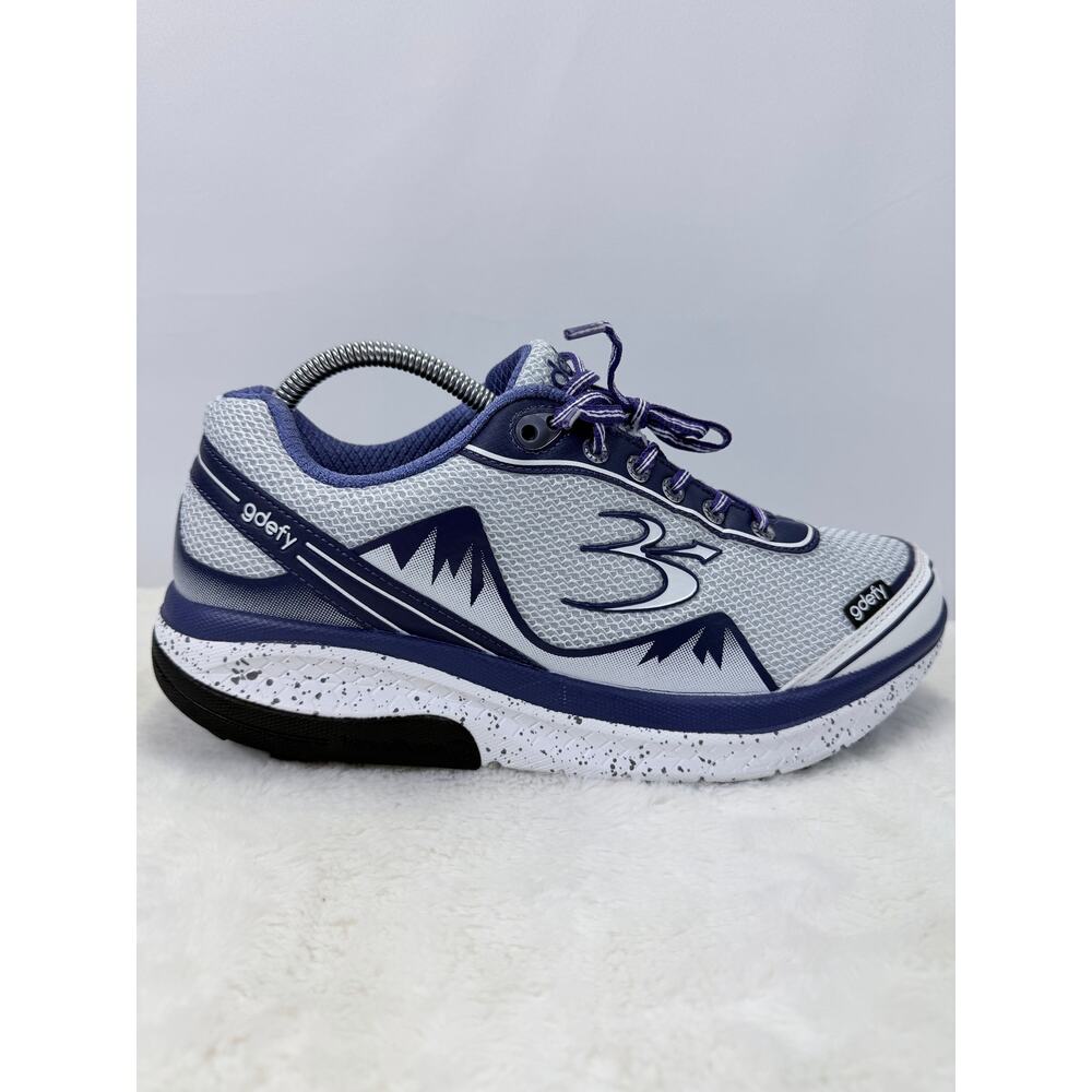 Gravity Defyer G-DEFY Mighty Walk Womens Orthopedic Shoes Purple White Size 11